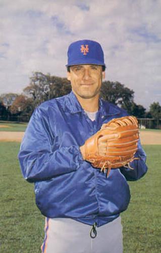 1987 Barry Colla New York Mets Postcards #1487 Bob Ojeda Front