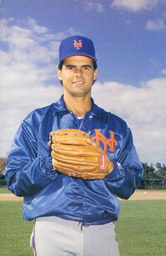 1987 Barry Colla New York Mets Postcards #2287 Rick Aguilera Front
