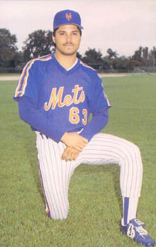 1987 Barry Colla New York Mets Postcards #2887 Mark Carreon Front