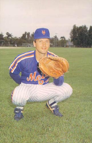 1987 Barry Colla New York Mets Postcards #4287 Greg Olson Front