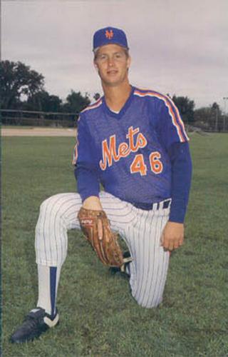 1987 Barry Colla New York Mets Postcards #5087 David West Front