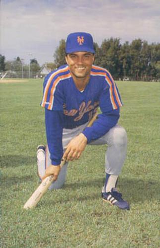 1987 Barry Colla New York Mets Postcards #687 Lee Mazzilli Front