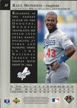 1995 Upper Deck - Special Edition #32 Raul Mondesi Back