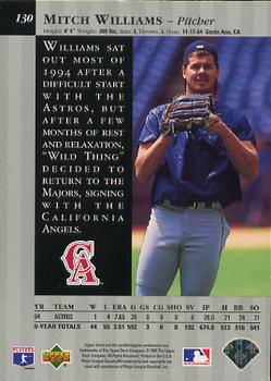 1995 Angels Mother's Baseball Card #16 Mitch Williams