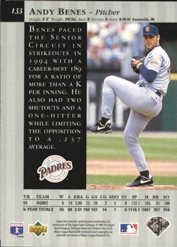 1995 Upper Deck - Special Edition #133 Andy Benes Back
