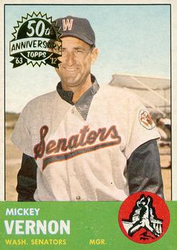 2012 Topps Heritage - 50th Anniversary Buybacks #402 Mickey Vernon Front