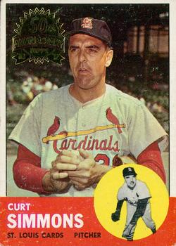 2012 Topps Heritage - 50th Anniversary Buybacks #22 Curt Simmons Front