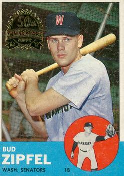 2012 Topps Heritage - 50th Anniversary Buybacks #69 Bud Zipfel Front