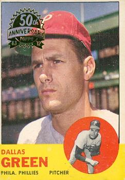 2012 Topps Heritage - 50th Anniversary Buybacks #91 Dallas Green Front