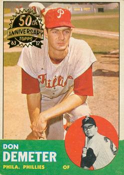 2012 Topps Heritage - 50th Anniversary Buybacks #268 Don Demeter Front