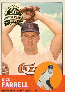 2012 Topps Heritage - 50th Anniversary Buybacks #277 Dick Farrell Front