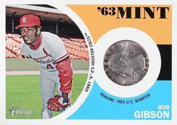 2012 Topps Heritage - 63 Mint #63BG Bob Gibson Front