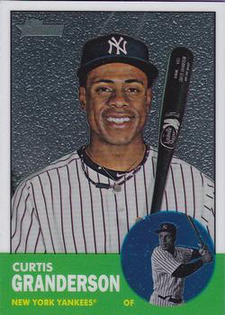2012 Topps Heritage - Chrome #HP7 Curtis Granderson Front