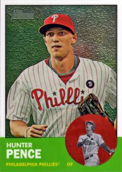 2012 Topps Heritage - Chrome #HP17 Hunter Pence Front