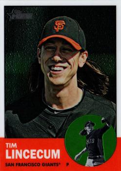 2012 Topps Heritage - Chrome #HP52 Tim Lincecum Front
