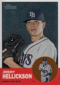 2012 Topps Heritage - Chrome #HP57 Jeremy Hellickson Front