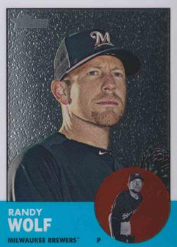 2012 Topps Heritage - Chrome #HP72 Randy Wolf Front