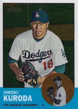 2012 Topps Heritage - Chrome #HP76 Hiroki Kuroda Front