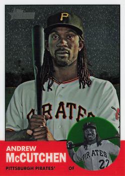 2012 Topps Heritage - Chrome #HP79 Andrew McCutchen Front