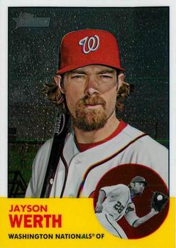 2012 Topps Heritage - Chrome #HP46 Jayson Werth Front
