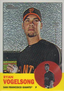 2012 Topps Heritage - Chrome #HP69 Ryan Vogelsong Front
