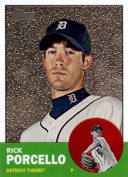 2012 Topps Heritage - Chrome #HP89 Rick Porcello Front