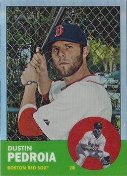 2012 Topps Heritage - Chrome Refractors #HP9 Dustin Pedroia Front