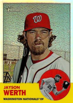 2012 Topps Heritage - Chrome Refractors #HP46 Jayson Werth Front