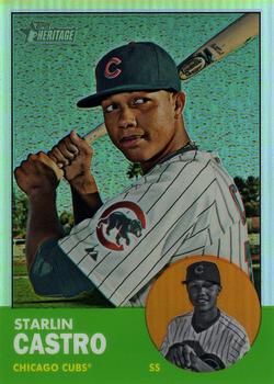 2012 Topps Heritage - Chrome Refractors #HP80 Starlin Castro Front