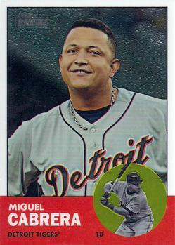 2012 Topps Heritage - Chrome Refractors #HP5 Miguel Cabrera Front