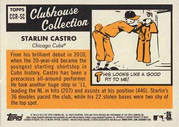2012 Topps Heritage - Clubhouse Collection Relics #CCR-SC Starlin Castro Back