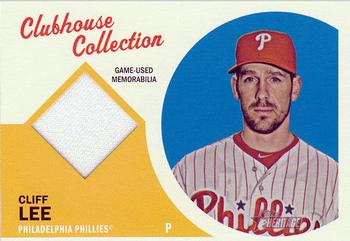 2012 Topps Heritage - Clubhouse Collection Relics #CCR-CL Cliff Lee Front