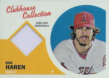 2012 Topps Heritage - Clubhouse Collection Relics #CCR-DH Dan Haren Front