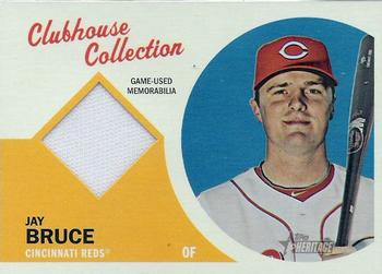2012 Topps Heritage - Clubhouse Collection Relics #CCR-JBR Jay Bruce Front