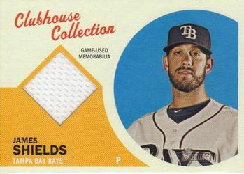 2012 Topps Heritage - Clubhouse Collection Relics #CCR-JS James Shields Front
