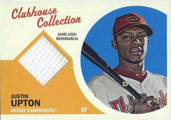 2012 Topps Heritage - Clubhouse Collection Relics #CCR-JU Justin Upton Front