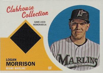 2012 Topps Heritage - Clubhouse Collection Relics #CCR-LM Logan Morrison Front