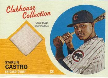 2012 Topps Heritage - Clubhouse Collection Relics #CCR-SC Starlin Castro Front