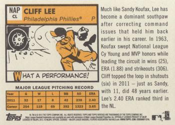 2012 Topps Heritage - New Age Performers #NAP-CL Cliff Lee Back
