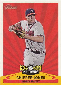 2012 Topps Heritage - New Age Performers #NAP-CJ Chipper Jones Front