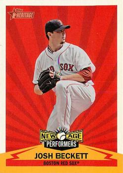 2012 Topps Heritage - New Age Performers #NAP-JB Josh Beckett Front