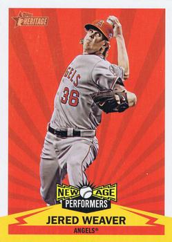 2012 Topps Heritage - New Age Performers #NAP-JW Jered Weaver Front