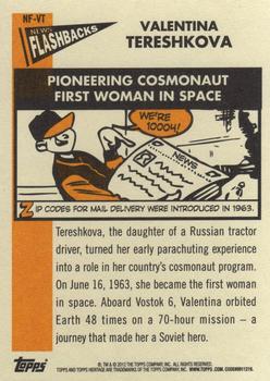 2012 Topps Heritage - News Flashbacks #NF-VT Valentina Tereshkova Back