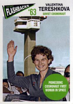 2012 Topps Heritage - News Flashbacks #NF-VT Valentina Tereshkova Front