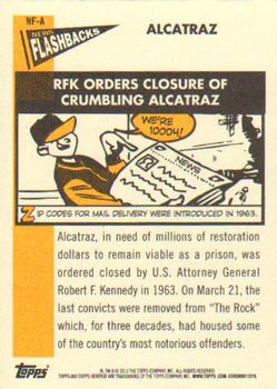 2012 Topps Heritage - News Flashbacks #NF-A Alcatraz Back