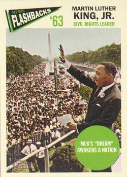 2012 Topps Heritage - News Flashbacks #NF-MK Martin Luther King Jr. Front