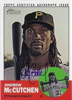 2012 Topps Heritage - Real One Autographs #ROA-AM Andrew McCutchen Front