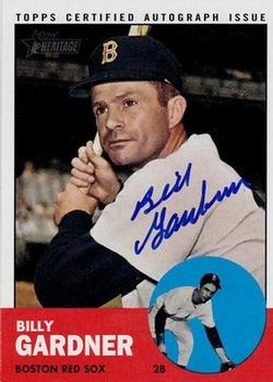 2012 Topps Heritage - Real One Autographs #ROA-BGA Billy Gardner Front