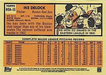 2012 Topps Heritage - Real One Autographs #ROA-ID Ike Delock Back