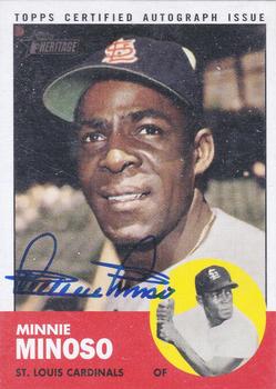 2012 Topps Heritage - Real One Autographs #ROA-MM Minnie Minoso Front